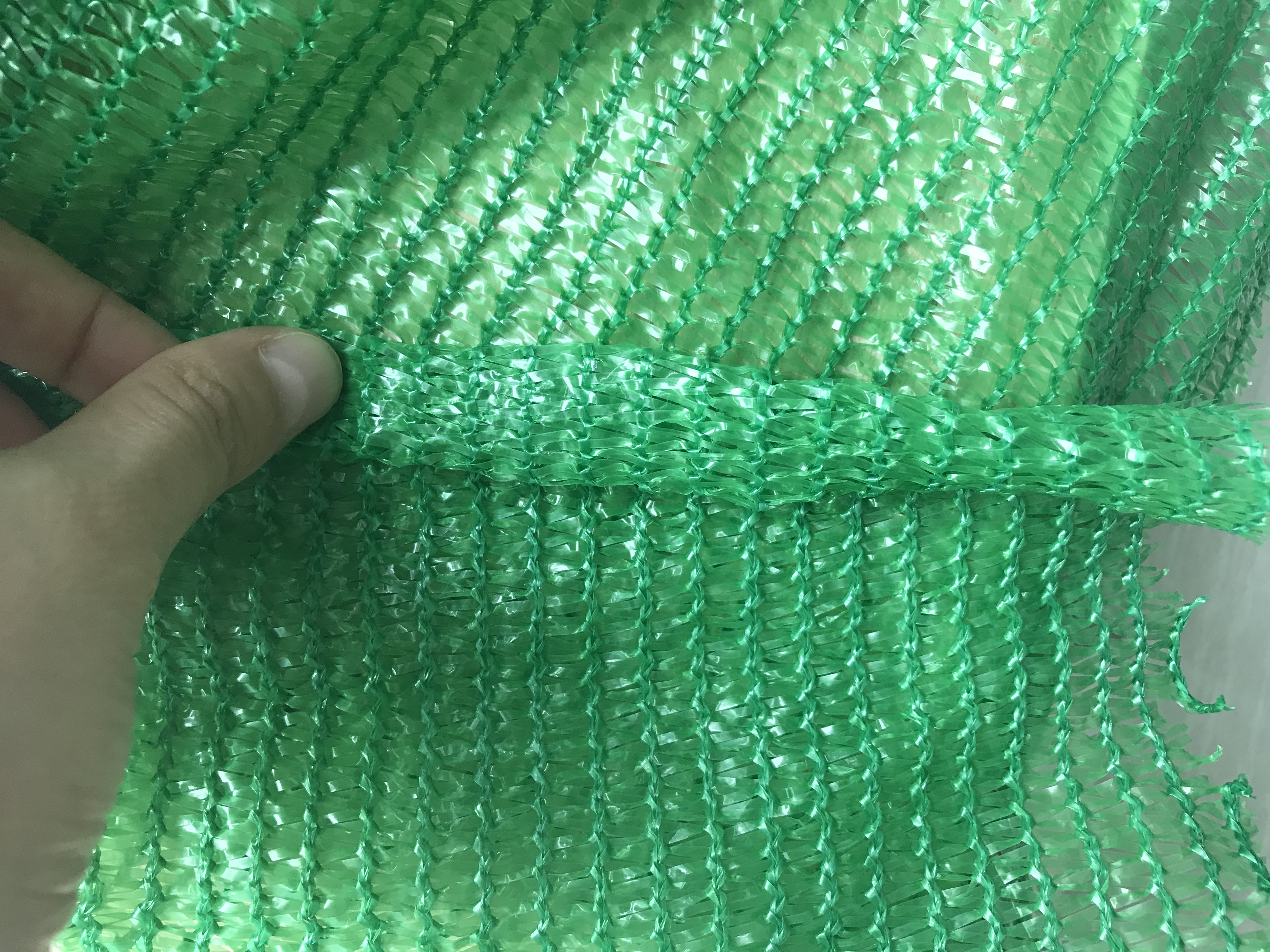 HDPE Three Needles Green Tape Shade Net for Greenhouse