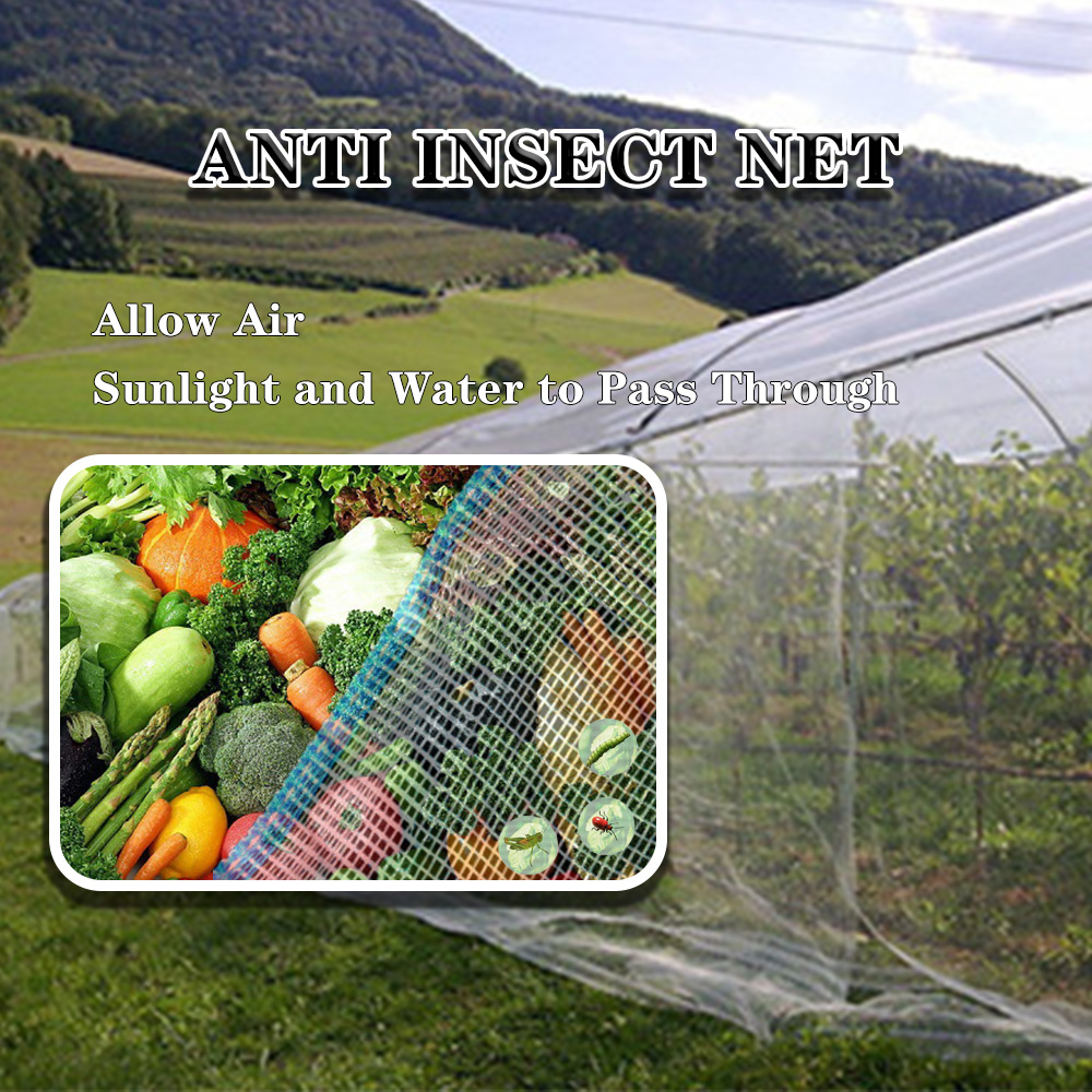 China PE Anti Insect Repel Protection Net HDPE 50 Mesh Insect Net
